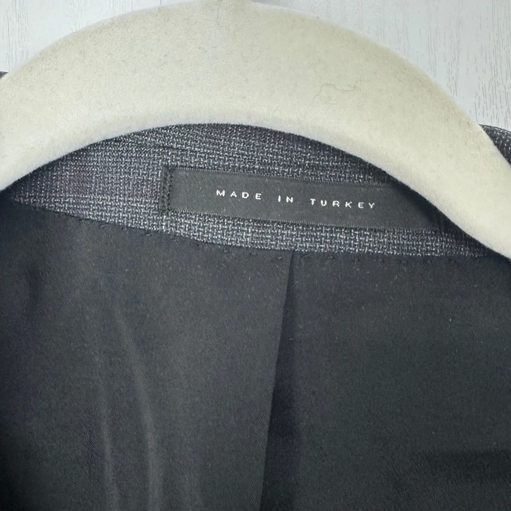 BOSS Hugo Boss Guabello Plaid Blazer Sport Suit Slim Coat Jacket Men 42L Wool‎